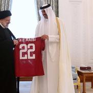 Ebrahim Raisi și Sheikh Tamim bin Hamad Al Thani, Emirul Qatar-ului / Sursă foto: Imago Images
