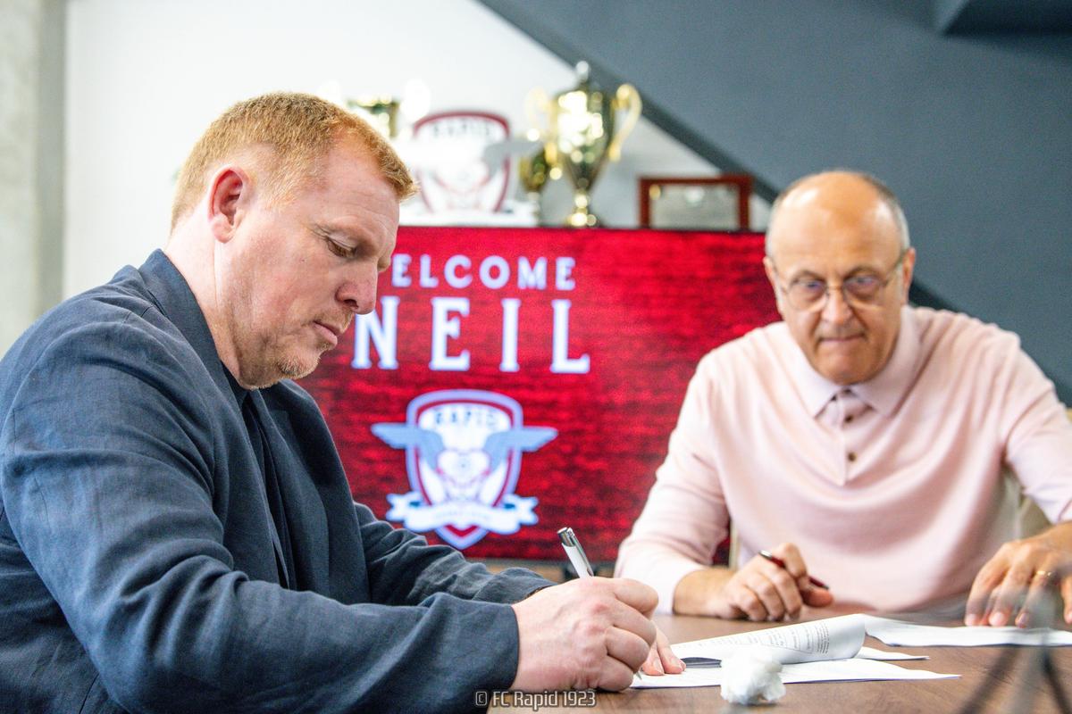 Neil Lennon, antrenorul Rapidului, a vorbit cu BBC și a spus ce l-a șocat în România