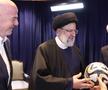 Ebrahim Raisi, la întâlnirea cu Infantino / Sursă foto: Imago Images