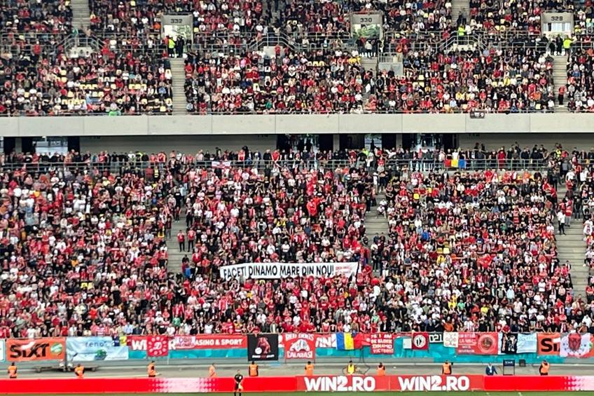 Aproximativ 30.000 de suporteri o încurajează pe Dinamo la duelul cu Csikszereda, decisiv pentru menținere / retrogradare.