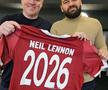 Neil Lennon, prezentat oficial la Rapid