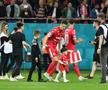 Pe aici se trece? Imaginile serii după Dinamo - Csikszereda, cu o fetiță și un jandarm în prim-plan