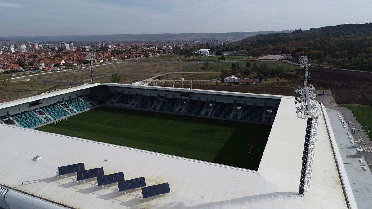 Stadionul din pădure, construit cu 30 milioane de euro, va găzdui primul mare meci! Echipa locală n-a jucat vreodată pe prima scenă