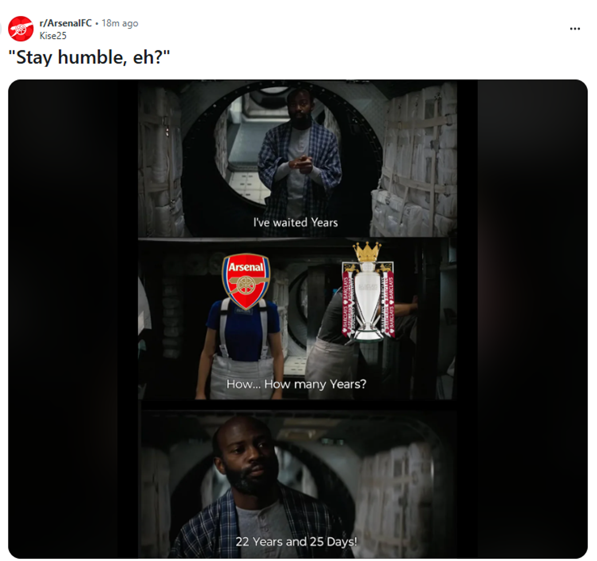 Cele mai tari meme-uri după ce Arsenal a câștigat titlul în Premier League