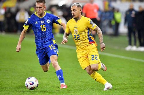 Alexandru Mitriță, aici în acțiune într-un meci România - Bosnia / foto: Cristi Preda (GSP)