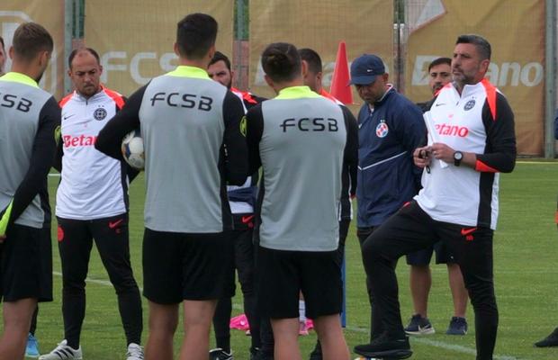 Ploaie torențială la primul antrenament al lui Marius Baciu la FCSB: ce s-a întâmplat la Berceni