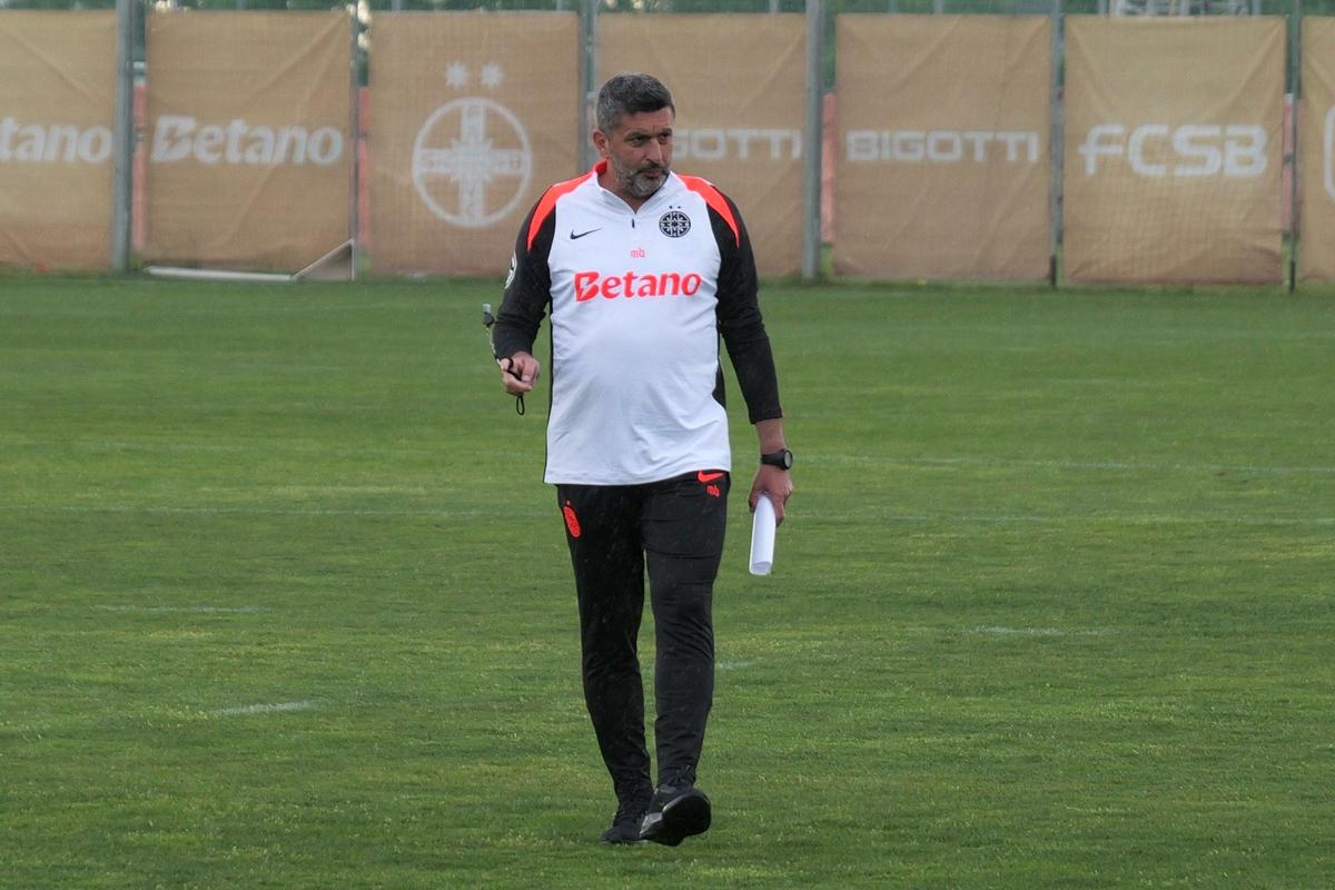Primul antrenament al celor de la FCSB cu Marius Baciu // foto: Andrei Furnigă (GSP.ro)