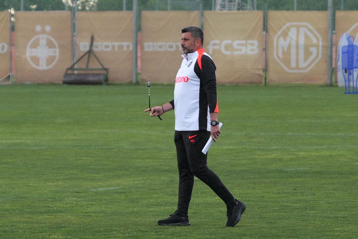 Primul antrenament al celor de la FCSB cu Marius Baciu // foto: Andrei Furnigă (GSP.ro)