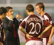Lucian Burdujan, numărul 20, a făcut parte din echipa Rapidului care în 2006 ajungea în sferturile de finală din Cupa UEFA