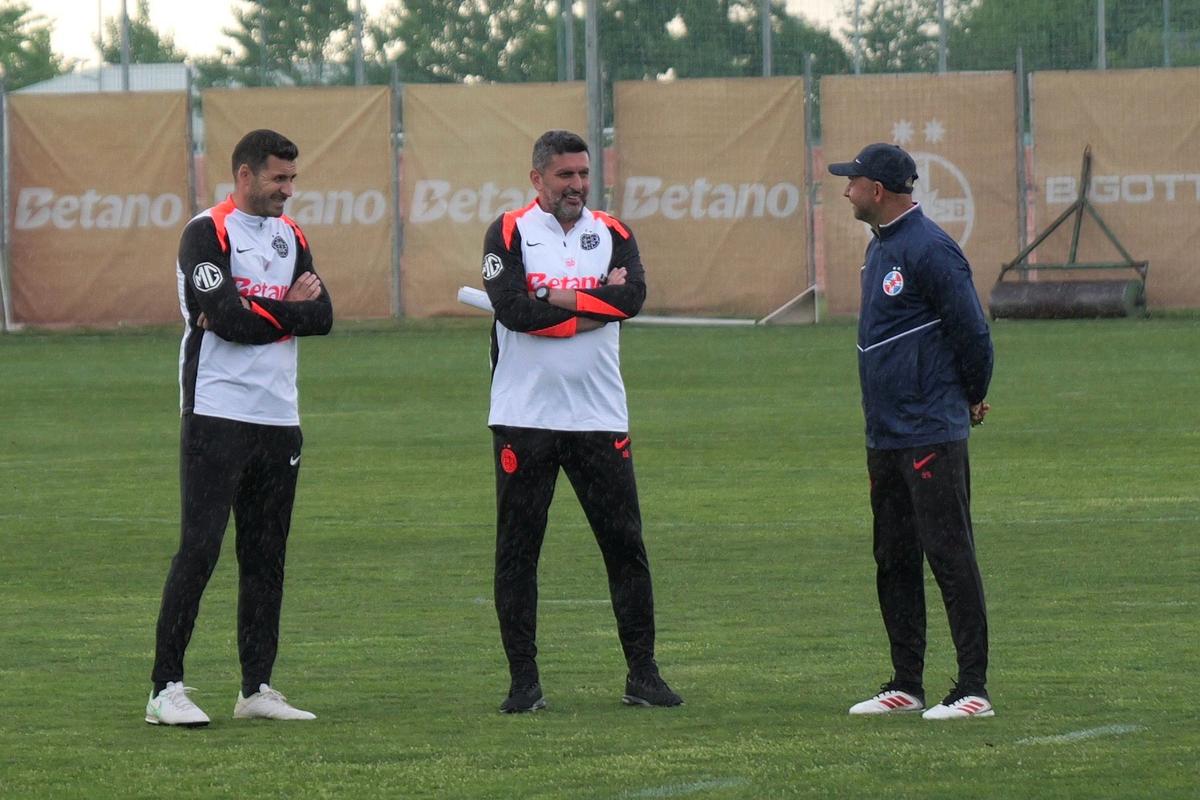 Primul antrenament al celor de la FCSB cu Marius Baciu // foto: Andrei Furnigă (GSP.ro)
