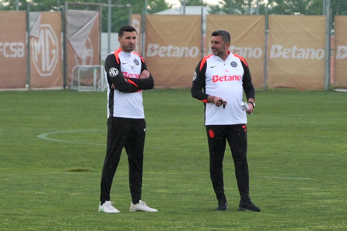 Ploaie torențială la primul antrenament al lui Marius Baciu la FCSB: ce s-a întâmplat la Berceni