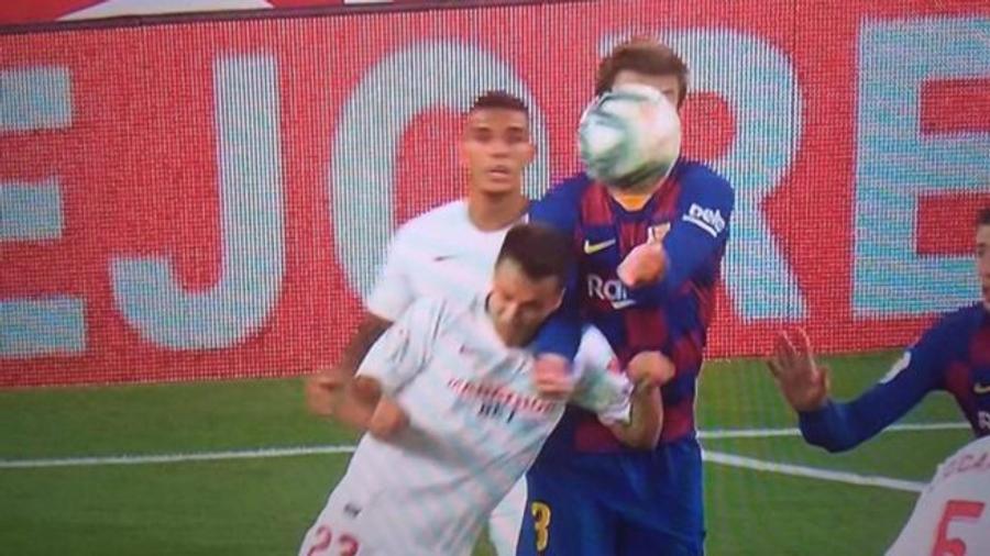 Sevilla - Barcelona 0-0 » Leo Messi și-a pierdut cumpătul pe teren și a îmbrâncit un adversar