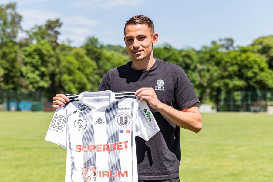 Andrei Blejdea, transferat de U Cluj // foto: Facebook U Cluj, transfer pentru promovarea în Liga 1! Fostul jucător al lui Dinamo a semnat