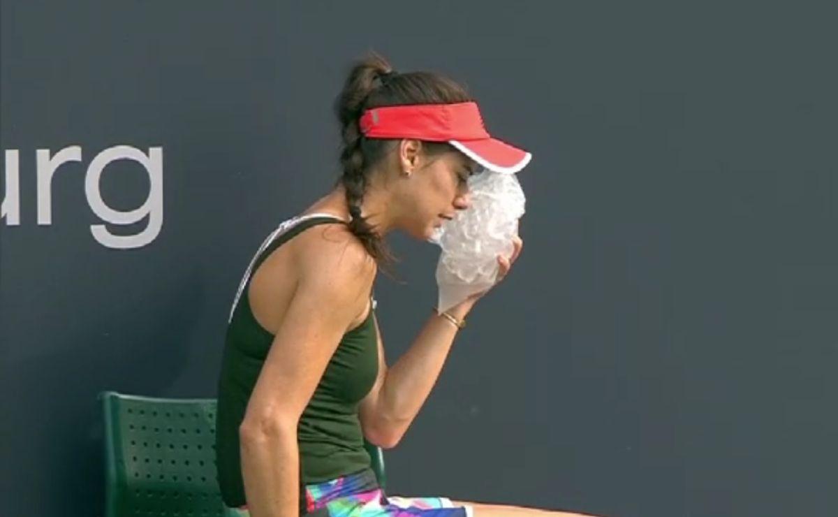 Sorana Cîrstea a încasat o lovitură violentă în meciul cu Petkovic » Bartoli, speriată în tribunele de la Bad Homburg