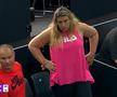 Sorana Cîrstea, lovitură în meciul cu Andrea Petkovic / FOTO: Captură @Digi Sport 2
