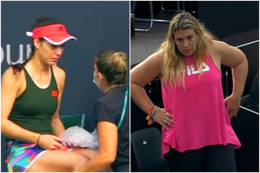 Sorana Cîrstea, lovitură în meciul cu Andrea Petkovic / FOTO: Captură @Digi Sport 2