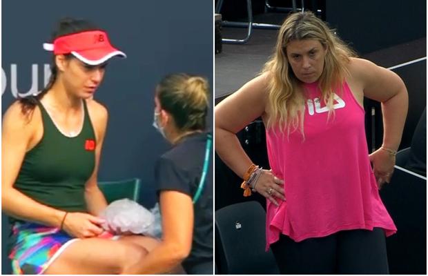 Sorana Cîrstea a încasat o lovitură violentă în meciul cu Petkovic » Bartoli, speriată în tribunele de la Bad Homburg