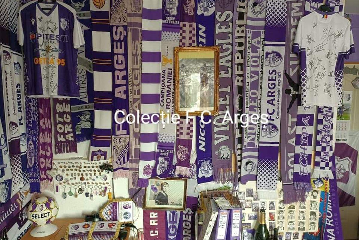 Cel mai mare colecționar din fotbalul românesc - piese de muzeu în alb și violet