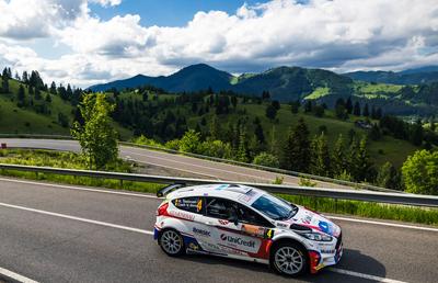 Borsec hidratează echipajul Teslovan/Cseh la Raliul Bucovinei 2022
