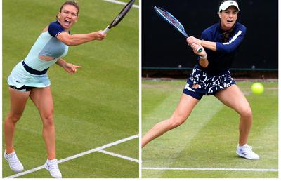 Eliminate în semifinale la Birmingham, Halep și Cîrstea urcă în clasamentul WTA