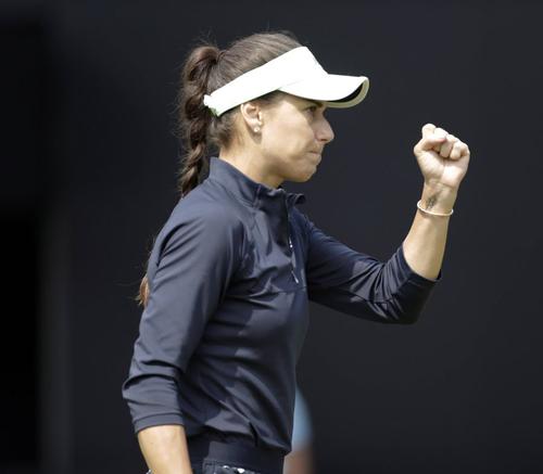 Sorana Cîrstea sărbătorind victoria FOTO Imago Images
