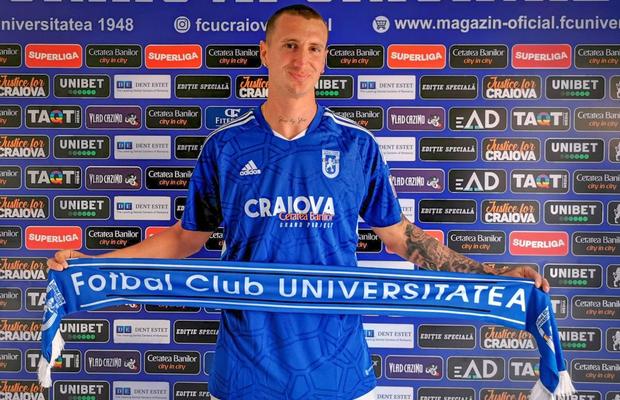Al doilea transfer al verii la FCU Craiova » Fotbalist cu dublă cetățenie, română și italiană