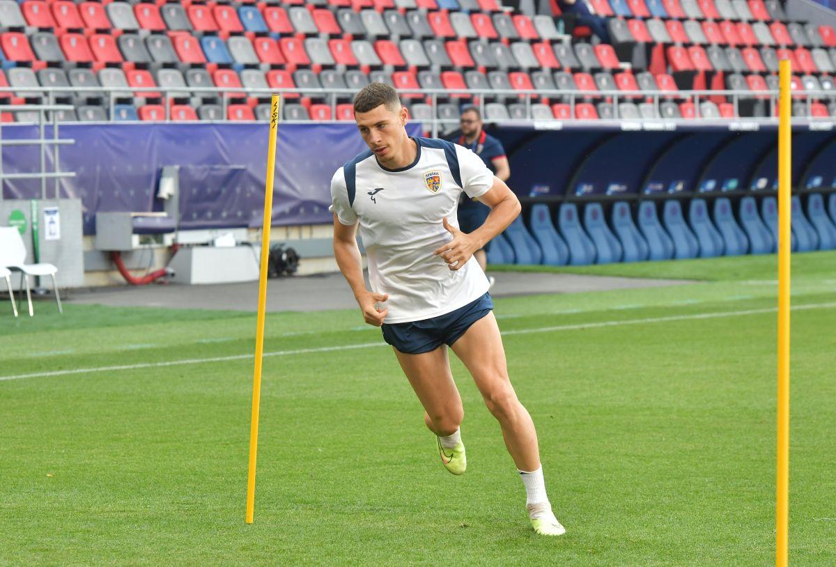 Antrenament România U21 înaintea meciului cu Spania U21