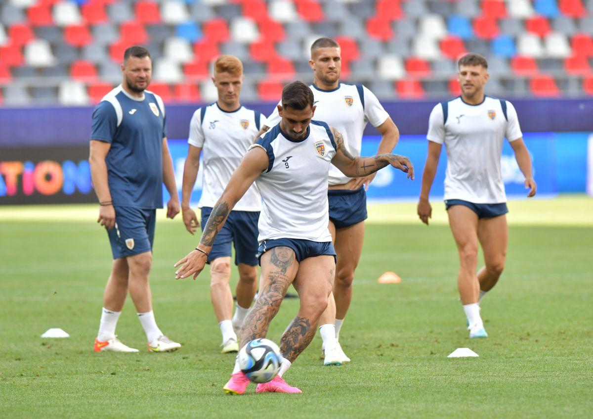 Antrenament România U21 înaintea meciului cu Spania U21