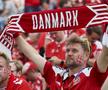 Atmosfera din meciul Danemarca - Anglia, Euro 2024 / foto: Imago Images