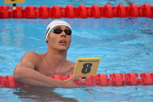 David Popovici după semifinalele de la 200 m liber la CE de la Belgrad Foto: Roxana Fleșeru (Belgrad)