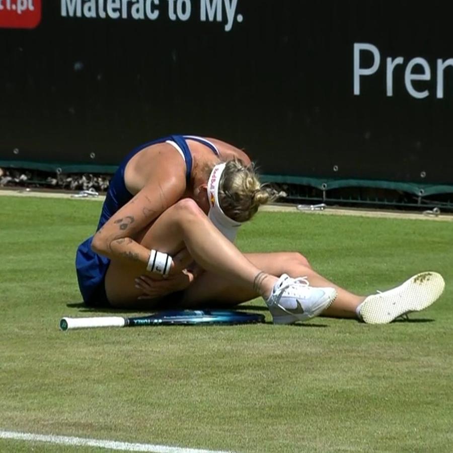 Marketa Vondrousova s-a accidentat grav la Berlin, foto: X Campioana de la Wimbledon 2023, accidentare GRAVĂ la Berlin » S-a retras imediat