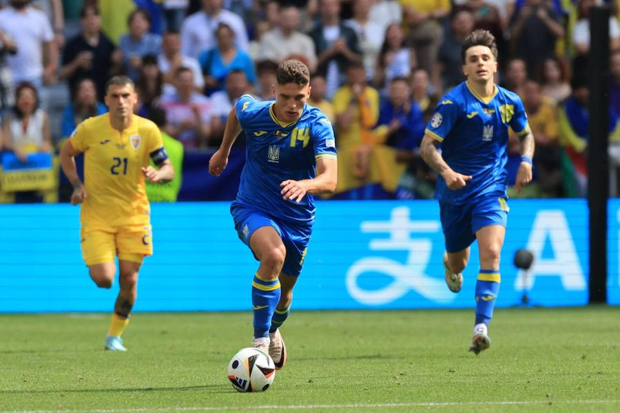 Georgiy Sudakov la meciul România Ucraina, scor 3-0 / Foto: Imago Jucătorii ucraineni încă au coșmaruri cu România: „E imposibil să uităm”