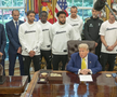 Timothy Weah nu a fost entuziasmat de întâlnirea cu președintele Donald Trump