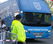 Vechiul design al autocarului Universității Craiova. Sursă foto: Facebook.com/UCVOficial