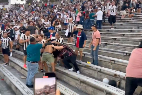 Bătaie la PSG - Botafogo, scor 1-0 / Foto: captură de ecran
