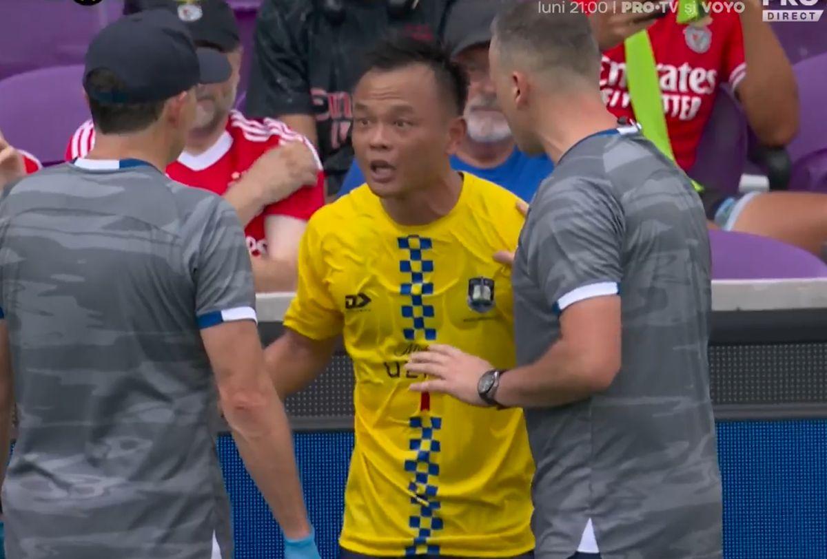Tong Zhou, criză de nervi în Benfica - Auckland