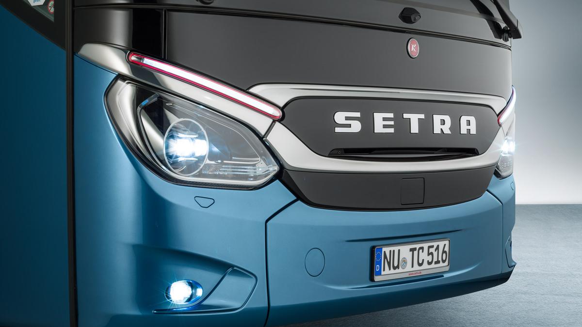 Noul autocar al celor de la FCSB. Foto: setra-bus.com