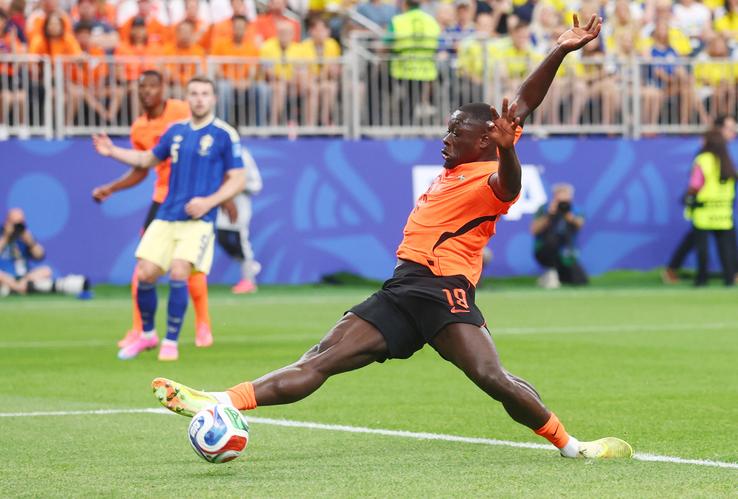 Brian Brobbey, în Olanda - Suedia/ foto Imago Images