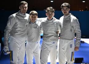 Echipa masculină de sabie a României luptă pentru bronz cu Ungaria la Campionatele Mondiale