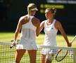 Eugenie Bouchard (stânga) și Simona Halep s-au duelat în semifinale la Wimbledon 2014. Canadianca a învins, 7-6, 6-2 // foto: Guliver/gettyimages