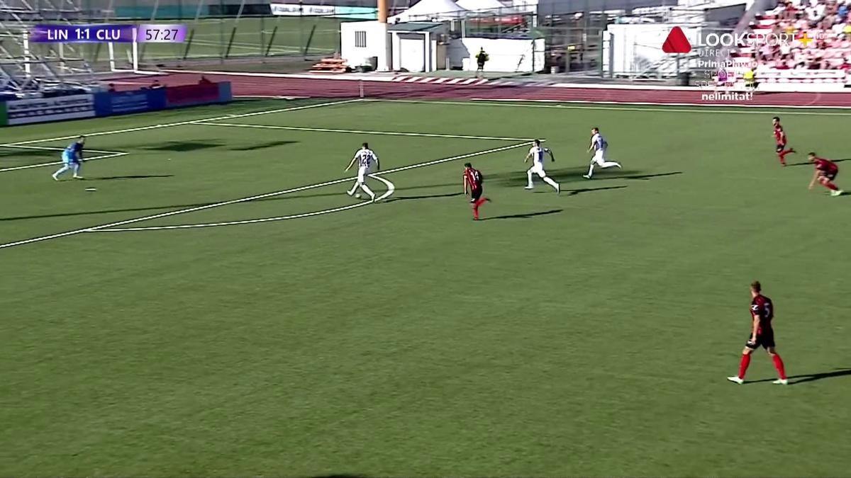 Lincoln - CFR Cluj: gol Debeljuh