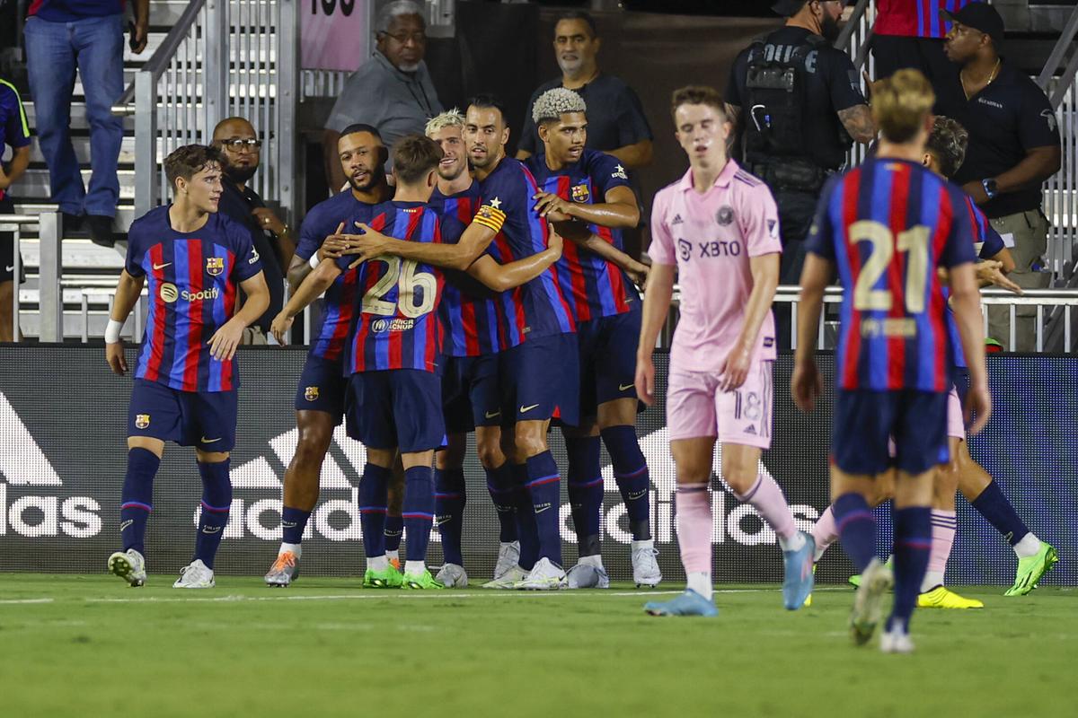 Barcelona, spectacol în primul amical al verii: 6-0 cu Inter Miami » Raphinha a fost omul meciului