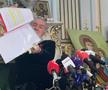 Gigi Becali, patronul FCSB, a susținut astăzi o conferință de presă, alături de președintele clubului Valeriu Argăseală, după ce echipa lui nu a primit acceptul de a evolua în Ghencea contra lui Dinamo.