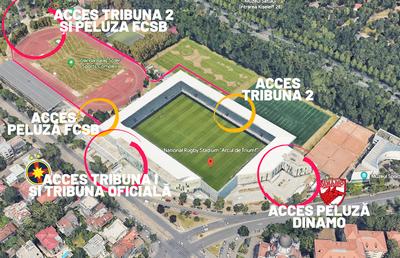 Situație incredibilă! Cum ajungi pe Arcul de Triumf la FCSB - Dinamo: toate detaliile prezentate de reporterii GSP