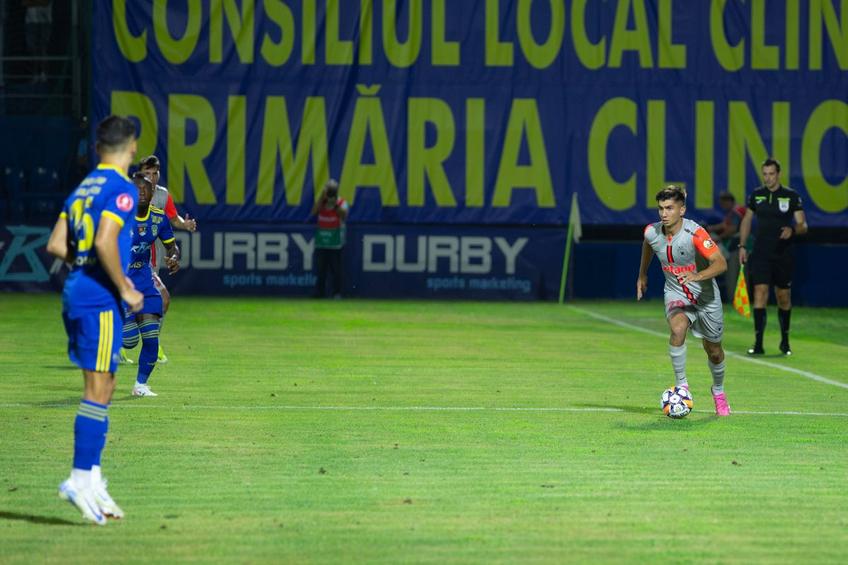 Alex Musi, în Unirea Slobozia - FCSB 2-2. Foto: Ionuț Iordache (GSP)