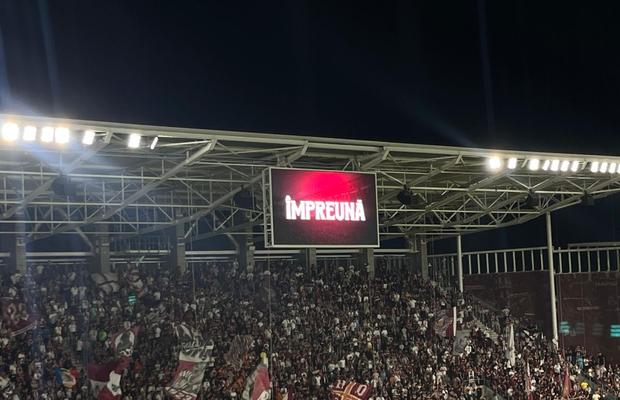Mesajul pe care Gino Iorgulescu nu ar fi vrut să îl vadă la Rapid - CFR Cluj » Ce au afișat giuleștenii
