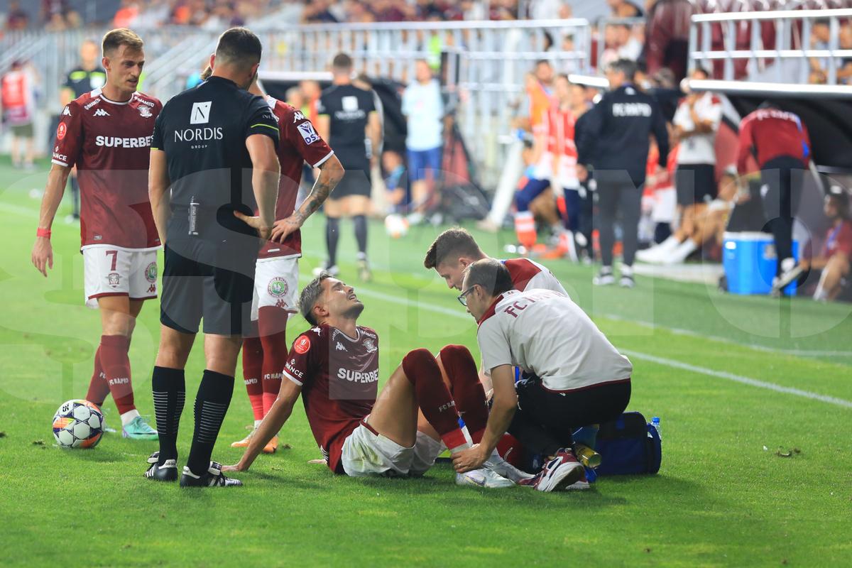 Albion Rrahmani a ieșit accidentat de pe teren