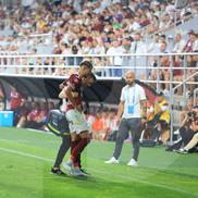 Albion Rrahmani a ieșit accidentat în Rapid - CFR Cluj 2-2. Foto: Ionuț Iordache (GSP)