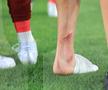 Albion Rrahmani a ieșit accidentat în Rapid - CFR Cluj 2-2. Foto: Ionuț Iordache (GSP)