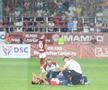Albion Rrahmani a ieșit accidentat în Rapid - CFR Cluj 2-2. Foto: Ionuț Iordache (GSP)
